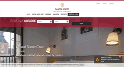 Desktop Screenshot of hostalsantacruz.com